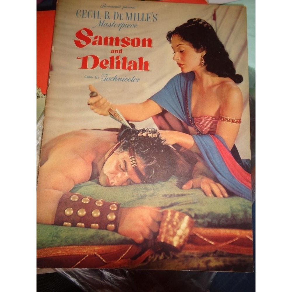 Samson & Delilah Cecil B. DeMille  Movie Promo Book Souvenir Program